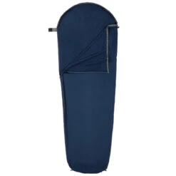 FRILUFTS MICROFLEECE MUMMY LINER Schlafsack Inlett INSIGNIA BLUE, RECHTS -Trekking Haus 271431002 d microfleece mummy liner frilufts